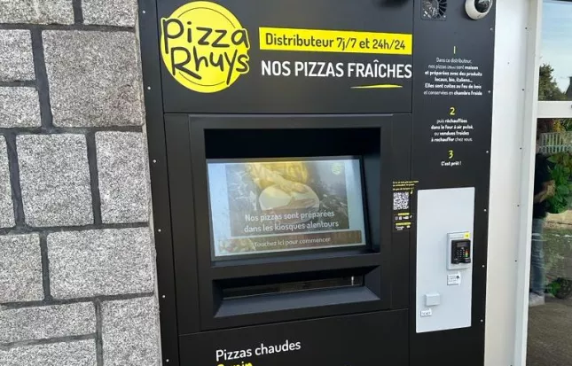 Un nouveau distributeur de pizzas fraiches à Saint-Avé !