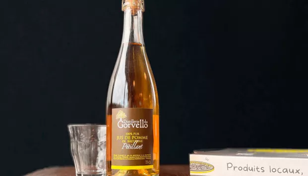 jus de pomme pétillant breton Le Gorvello