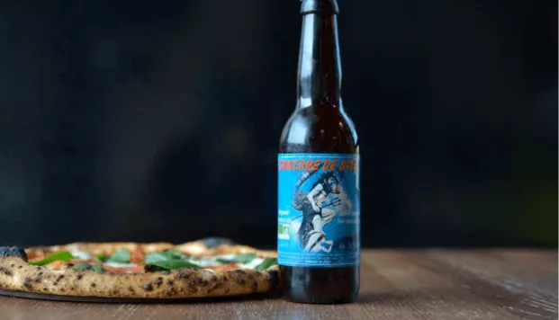 Bière ambrée aux algues