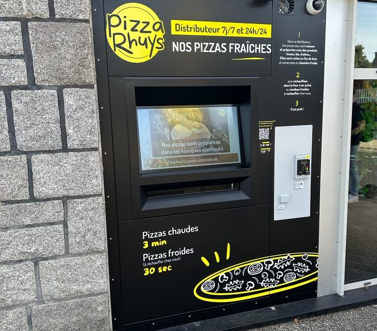 Un nouveau distributeur de pizzas à Saint-Avé régale vos papilles à toute heure !